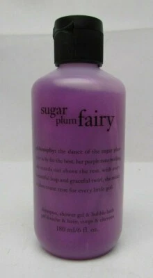 Philosophy Sugar Plum Fairy 3-in-1 Shampoo, Shower Gel & Bubble Bath 6 fl oz NEW - Image 1 of 4