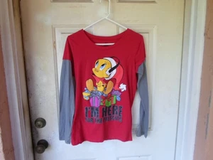 T-shirt manica lunga Looney Tunes Tweety Bird "Sono qui per i regali" Junior - Foto 1 di 4