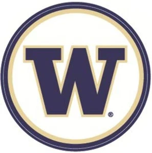 3 Zoll UW W University of Washington Huskies Logo abnehmbare Wandtattoo Aufkleber A - Bild 1 von 1
