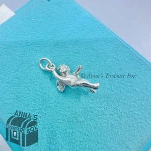 Tiffany & Co. 925 Silber 3D Engel Cherub Charm (Etui) - Bild 1 von 5