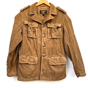 Vintage Polo Jeans Co. Auth Military Surplus Cordjacke Herren mittelbraun - Bild 1 von 21