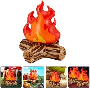 4pc Inflatable Campfire Props Fake Camping Party Campfire Party Scene Decoration - Picture 1 of 7