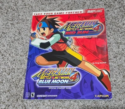 MegaMan Battle Network 4 Red Sun & Blue Moon - Official Strategy Guide (2004) - Image 1 of 4