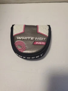 Odyssey White Hot Pro Black/Pink Mallet Putter Head Cover Headcover  - Bild 1 von 5