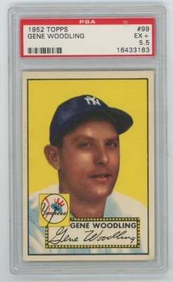 Topps 99 Woodling 1952 PSA 5,5 (ctd) 661638  Foto 1 de 2