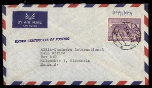 Mayfairstamps Burma 1962 to Milwaukee WI Under Certificate of Posting Cover aat_ - Picture 1 of 2