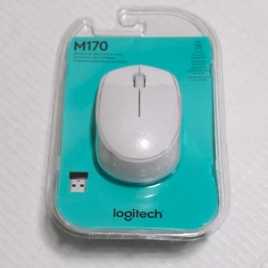 Logitech M170 Ratón Inalámbrico con Mini Receptor USB Blanco Caja Abierta ¡pero NUEVO! - Imagen 1 de 5