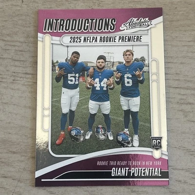 2025 Panini Absolute Introductions #I-CSO Giant Potential Rookie - Image 1 of 2