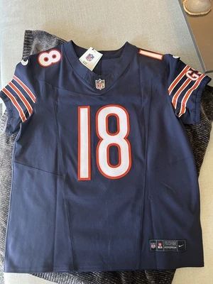 全新 带标签 Caleb Williams 芝加哥熊队 球衣 现场 Nike Vapor F.U.S.E 精英 — 第 1/4 张图片