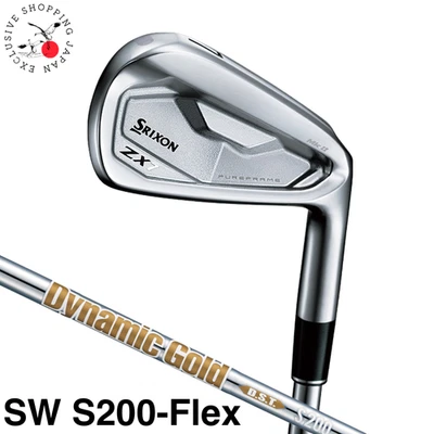 SRIXON ZX7 Mk II Iron Wedge SW S200-Flex Dynamic Gold DST Steel Shaft Japan 2022 - Image 1 of 4