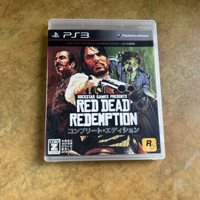 PS3 JAPAN IMPORT PlayStation 3 Red Dead Redemption Complete Edition Used Tested - Image 1 of 4