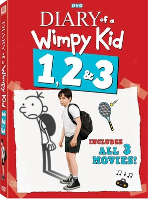 Diary of a Wimpy Kid 1, 2 & 3 (DVD) Nglish E. - Image 1 of 3