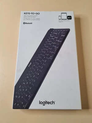Logitech Keys-to-Go Portable iOS Bluetooth Keyboard - Black - image 1 of 3
