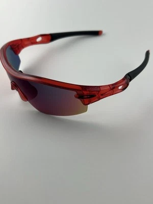 Lente Oakley Radar Cristal Rojo Marco Positivo Rojo Iridio Paso 09-749 RARA Foto 1 de 4