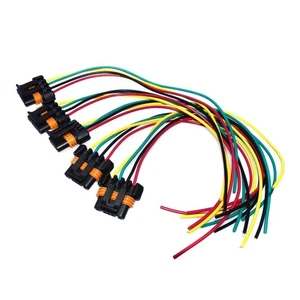 5x Alternator Plug Connector Pigtail 4 Wires For Chevrolet GMC PT1136 15306009 [ - Picture 1 of 6