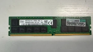 P11446-1A1 P07650-B21 HP 64GB 2Rx4 PC4-3200AA 288-Pin CL22 ECC Reg Memory - Picture 1 of 1