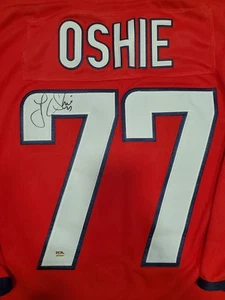 TJ Oshie Signed Washington Capitals Jersey PSA Authenticated NHL Autographed NWT - Picture 1 of 4