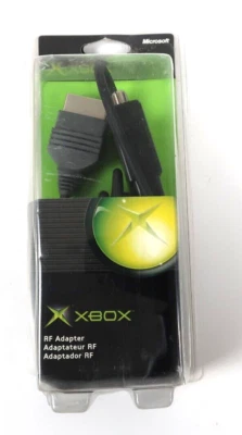 Adaptador Microsoft Xbox RF Nuevo Sellado Plástico Roto Original Xbox RF Adaptador Foto 1 de 4