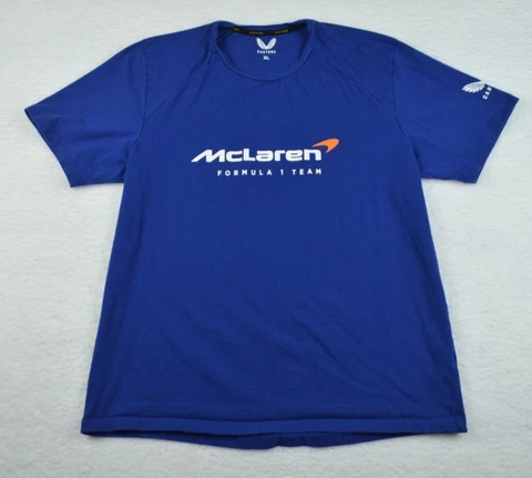 F1 Mclaren Castore Men’s Replica Lifestyle T-Shirt Blue XL Cover
