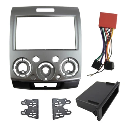 Single 2 Din Fascia Harness for Ford Ranger Everest Mazda BT-50 facia dash kit - Image 1 of 2