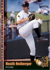 2002 South Bend Silver Hawks Multi-Ad #6 Heath Heiberger