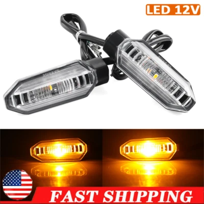 LED Front Turn Signal Light Flash Indicator For HONDA CB750 HORNET NC750X NT1100 - Image 1 of 4