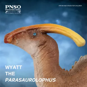 PNSO Parasaurolophus 44 Figure Dinosaur Animal Model Collections Toys Gift Decor - Picture 1 of 7