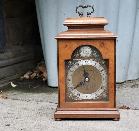 QUALITY MANTEL BRACKET CLOCK BY 'ELLIOTT' OF ENGLAND. RETAILED 'MAPPIN & WEBB' Cover