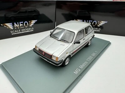 1/43 Neo MG Metro 1300 MK1 1983 Silver #303 - Image 1 of 4