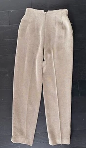 Vintage Dana Buchman hochtaillierte taupe/braune Hose, Herbst – Damengröße 10 - Bild 1 von 11