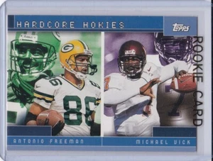 CARTE RECRUE MICHAEL VICK 2001 Topps Football VA TECH HOKIES RC Atlanta Falcons - Photo 1/2