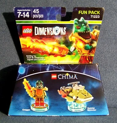 Lego - 71223 - Legends of Chima (Cragger & Swamp Skimmer) - Dimensions - NISB - Image 1 of 2