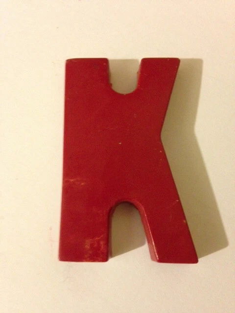 Wax crayon letter K - Image 1 of 1