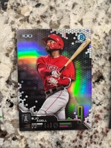 Bowman Chrome Scouts Top 100 Card Angels Jo Adell #9 2019 - Imagen 1 de 1