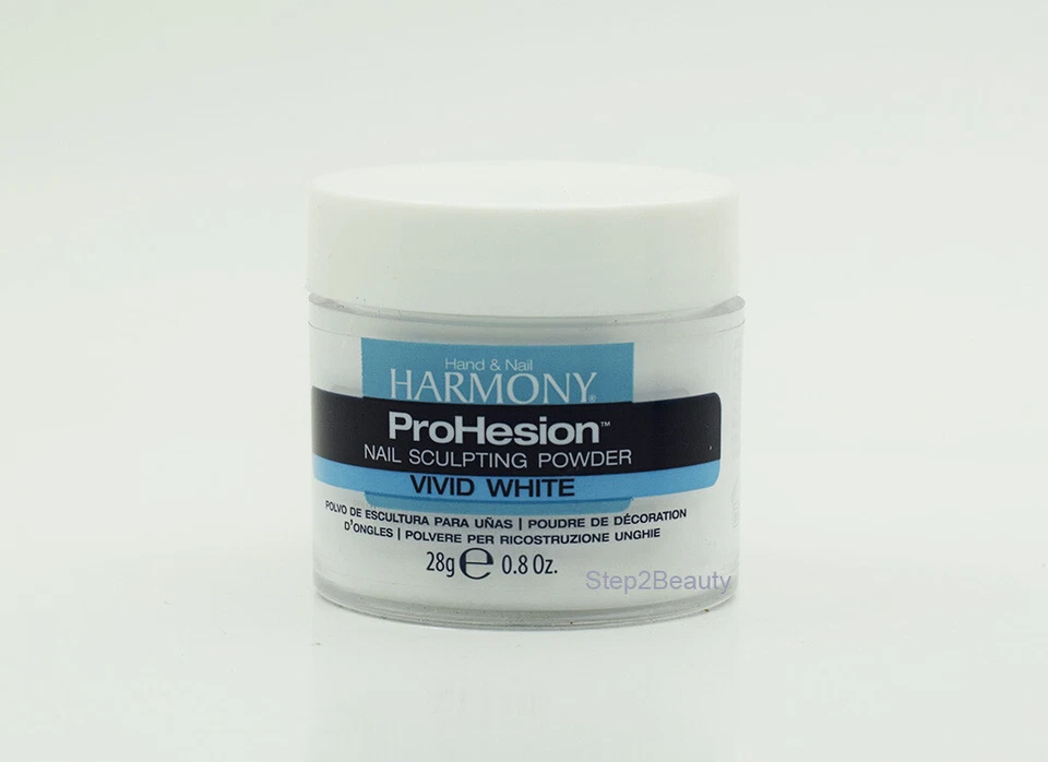 Polvo para esculpir uñas Harmony ProHesion 0,8 oz - BLANCO VIVO Foto 1 de 1