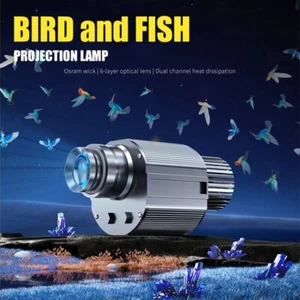 60W-600W Dynamic Pattern Bird + Fish Projection Lamp Logo Gobo Advertising Light - Picture 1 of 29