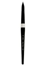 3000s18 Black Velvet Round Brush For Watercolor Size 18 Short Handle