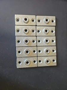 10- 3/8" Galvanized Threaded Rod Hanger Plate Ceiling Flange New - Picture 1 of 2