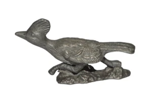 Vintage Spoontiques Pewter Roadrunner Figurine Mini - Imagen 1 de 6