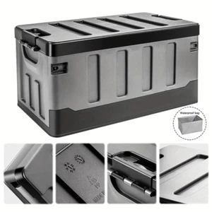 60L Car Organiser Folding Foldable storage Box Trunk Collapsible Multi-purpose - Picture 1 of 12