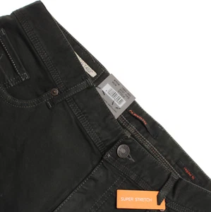 Alberto NWT 5 Pocket Jean Cut Pants Size 32 US Pipe Super Stretch in Green - Picture 1 of 18