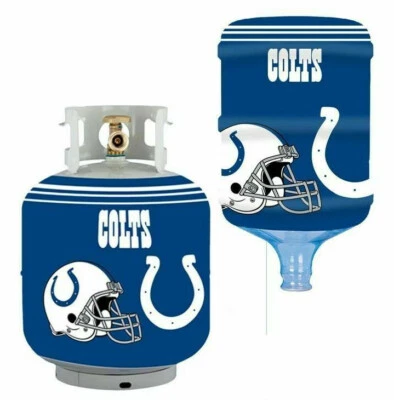 Indianapolis Colts tanque de propano/capa refrigerador de água licenciada pela NFL qualquer-5 galões - Imagem 1 de 3
