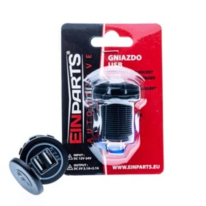 Enchufe QC3.0 USB Cargador Hembra 12V 24V para Moto Impermeable Coche Coche - Imagen 1 de 12