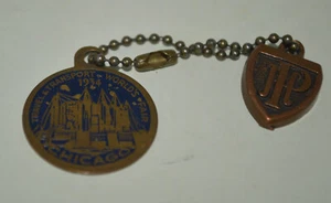 World's Fair Chicago 1934 Travel & Transport Collectible Chain Pendant - Picture 1 of 3