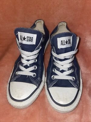 匡威复古美国制造,蓝色带白色装饰,尺寸 5 — 第 1/4 张图片