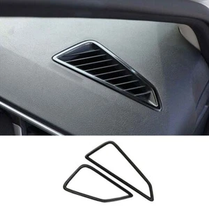 Titanium For Toyota Corolla Black Dashboard L&R Air Outlet Vent Trim 2020-2022 - Picture 1 of 6