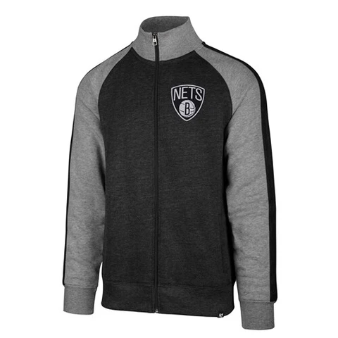 '47 Brooklyn Nets Match NBA Basketball 2 Tone Zip Up Track Jacket Cover