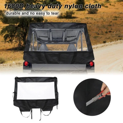 Parabrisas ventana trasera UTV para Kawasaki Teryx4 800 2014-2024 Foto 1 de 4