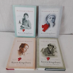 Karen Kingsbury Set of 4 Hardback Books The Red Gloves Series Novel Fiction - Picture 1 of 15