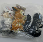 Disney Store Mini Bean Bag Plush Set Of 3 Bambi Flower Thumper Sealed In Package